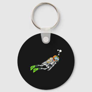 Llavero Skeleton Scuba Buving Halloween Bumpkin Diver