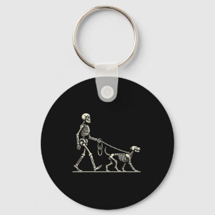 Llavero Skeleton Y Dog Lazy Halloween Disstume Funny Skul