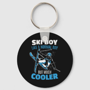 Llavero Ski Boys Ski Mountain Sport Winter