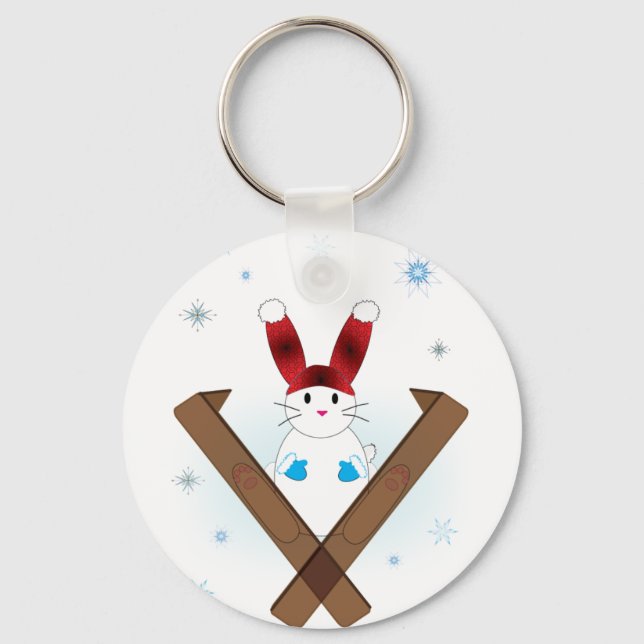 Llavero Ski Bunny (Anverso)