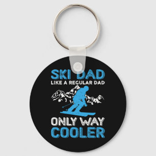 Llavero Ski Dad Divertido regalo para esquiar en invierno