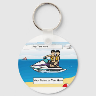 Llavero Ski Jet personalizada - Personalizado en pareja
