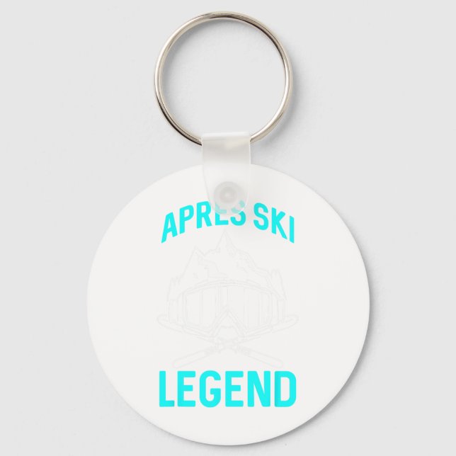 Llavero Ski Lover Funny Skip Apres Ski Legend Winter Skii (Anverso)