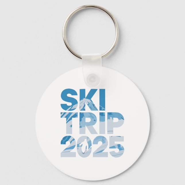 Llavero Ski Trip 2025 Men Women Funny Skiing 1  (Anverso)