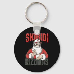 Llavero Skibidi Rizzmas 6 7 Navidad Santa Claus Seis Siete