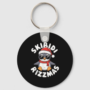 Llavero Skibidi Rizzmas Divertida Navidad Temporada de Nav