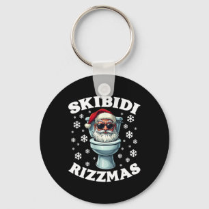 Llavero Skibidi Rizzmas Rizzler Santa Rizz Toilet Funny Ch