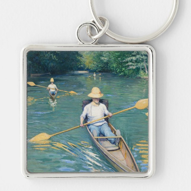 Llavero Skiffs de Gustave Caillebotte (Frente)