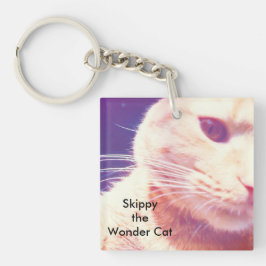 Llavero Skippy the Wonder Cat In Space
