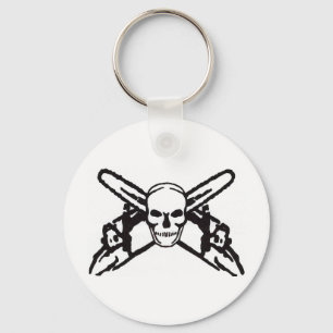 Llavero Skull & Chainsaws