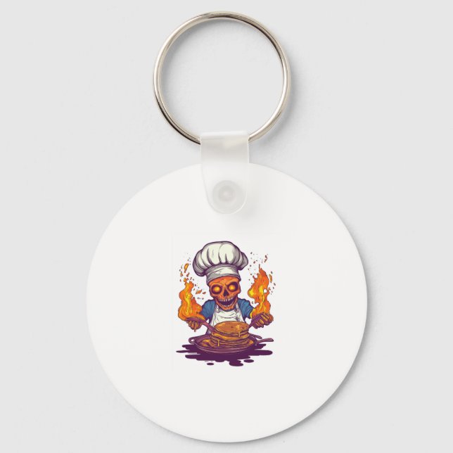 Llavero Skull Chef Madness � Funny Cooking Skeleton (Anverso)