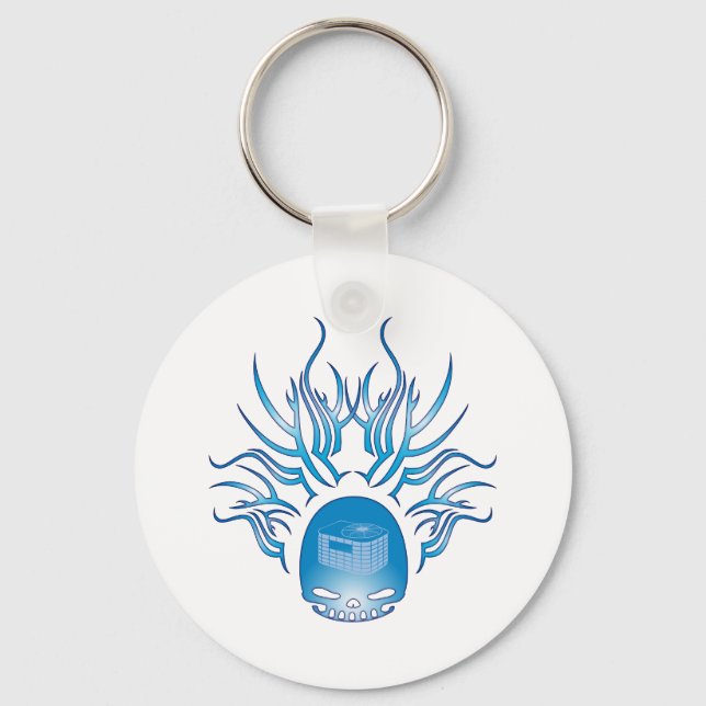 Llavero Skull HVAC (Anverso)