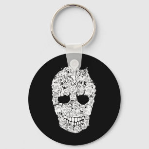 Llavero Skull Kitty Skeleton Halloween Costume Scary Cat S