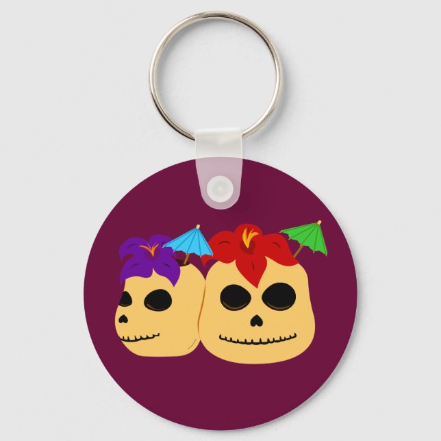 Llavero Skull Tiki Mugs (Anverso)