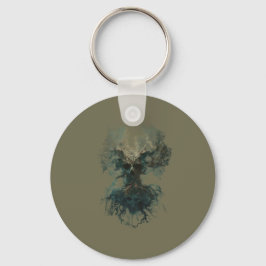 Llavero Skull Tree Surreal Dark Nature