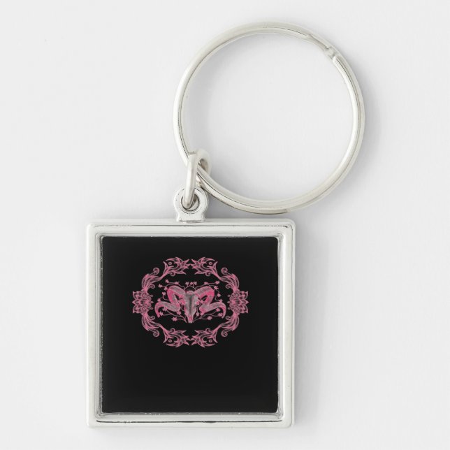 Llavero Skull Whimsigoth Estética (Frente)