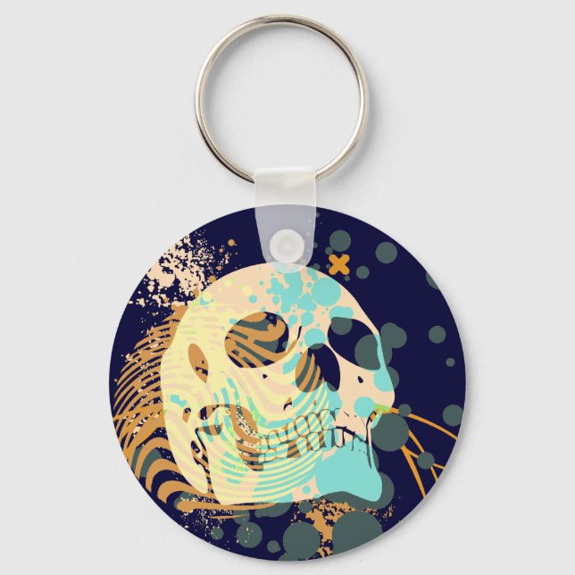 Llavero skullz. hi-fi. (Anverso)