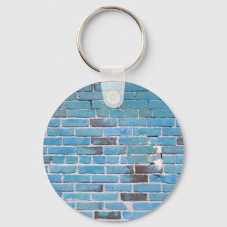 Llavero Sky Blue Vintage Brick Wall Texture