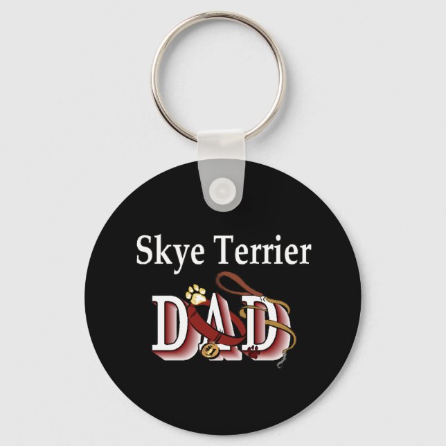 Llavero skye terrier dad dad papá Keychain (Anverso)