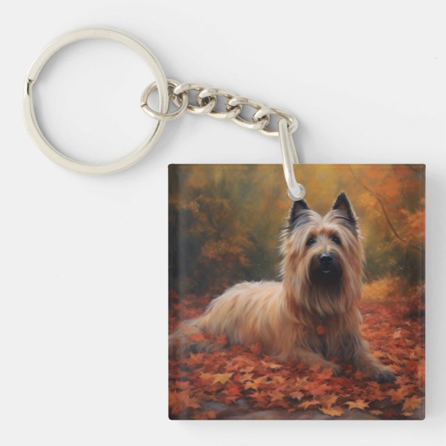 Llavero Skye Terrier en otoño se inspira la caída de las h (Frente)
