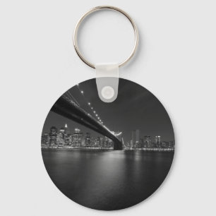Llavero Skyline Black White New York