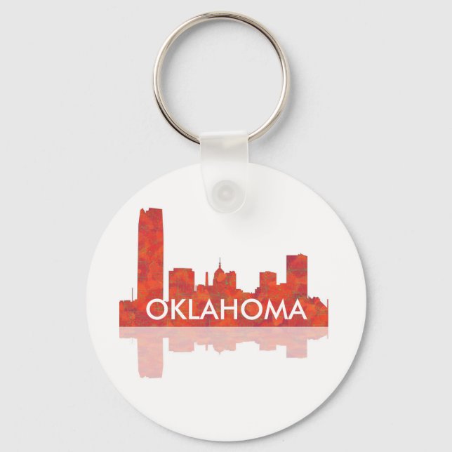 Llavero SKYLINE DE LA CIUDAD DE OKLAHOMA - Keychain (Anverso)