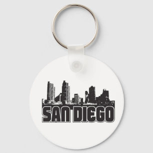 Llavero Skyline de San Diego
