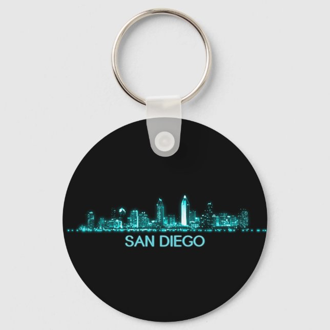 Llavero Skyline de San Diego (Anverso)