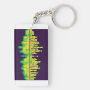 Llavero Skyline de Shanghai China