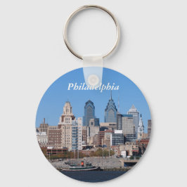 Llavero Skyline Filadelfia, Closeup