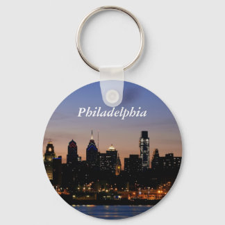 Llavero Skyline Filadelfia en Twilight