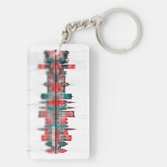 Llavero Skyline France (Atrás)