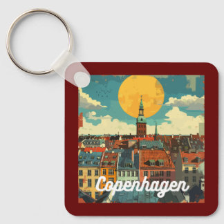 Llavero Skyline Retro Copenhagen