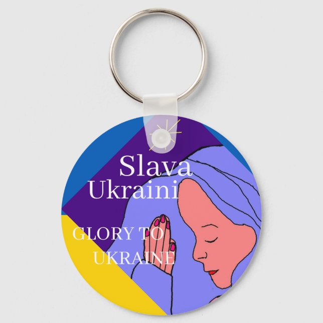 Llavero Slava Ukraini (Anverso)