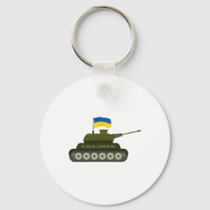 Llavero Slava Ukraini Gloria a Ucrania Tanque del Ejército