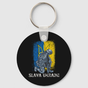 Llavero Slava Ukraini Gloria a Ucrania Tridente Pro Ucrani