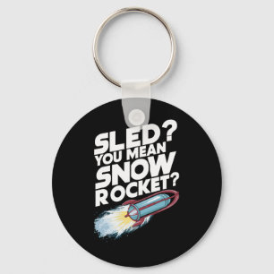 Llavero Sledding Snow Sled Winter Sport Winter Outdood Act