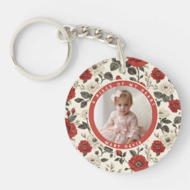 Llavero Sleek Christmas Gifts For Wife Photo Rose Flower