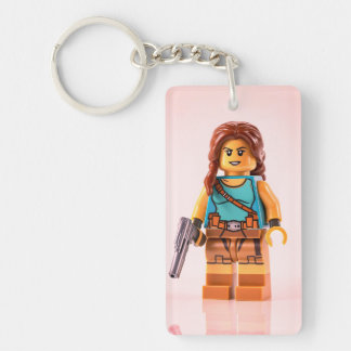 Llavero "Sleek Rectangle Keychain – Minimalist Design with