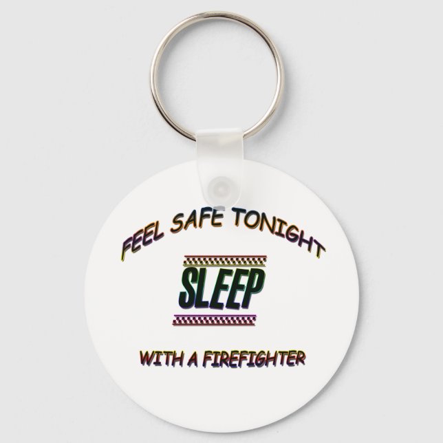 LLAVERO SLEEP WITH A FIREFIGHTER (Anverso)