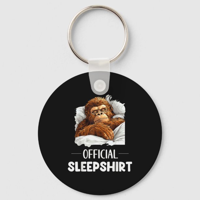 Llavero Sleepshirt Sleeng Bigfoot Sasquatch Lovers Pajama  (Anverso)