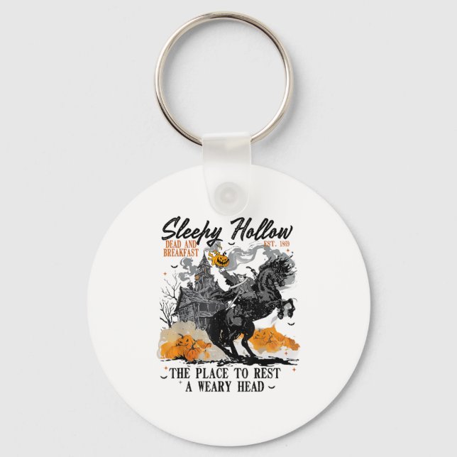 Llavero Sleepy Hollow Cabecera de Halloween (Anverso)