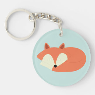 Llavero Sleepy Red Fox