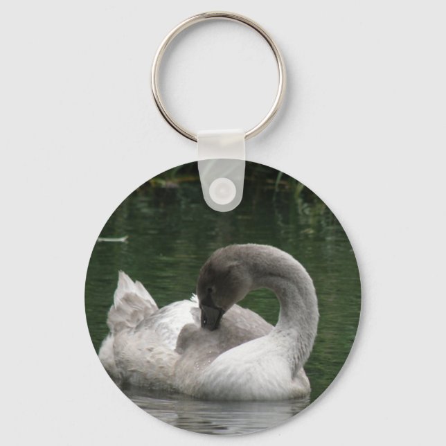 Llavero Sleepy Swan Keychain (Anverso)