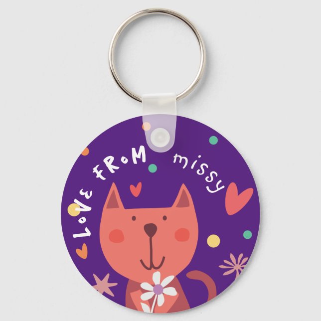 Llavero sleutelhanger 'love from' (Anverso)