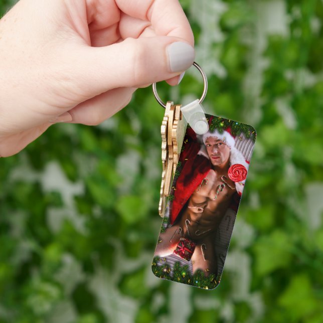 Llavero SlipperyJoe torso macho 6 paquete estomacal torso  (Mano)