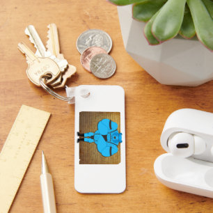 Llavero SlipperyJoe's gay muscle bear cartoon thong leathe