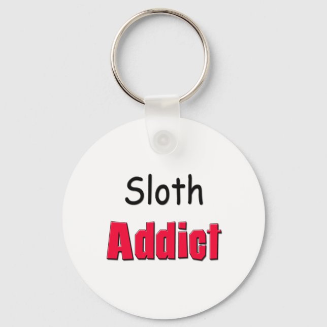 Llavero Sloth Addict (Anverso)