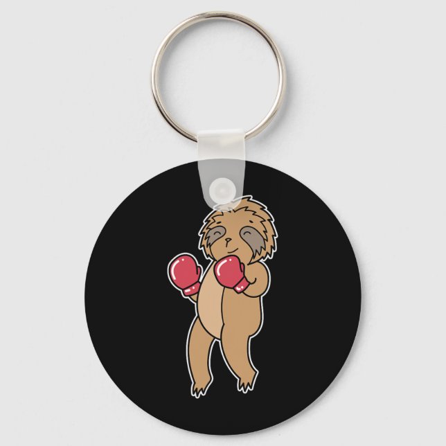 Llavero Sloth is Boxing (Anverso)