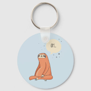Llavero Sloth Lover, gracioso yoga